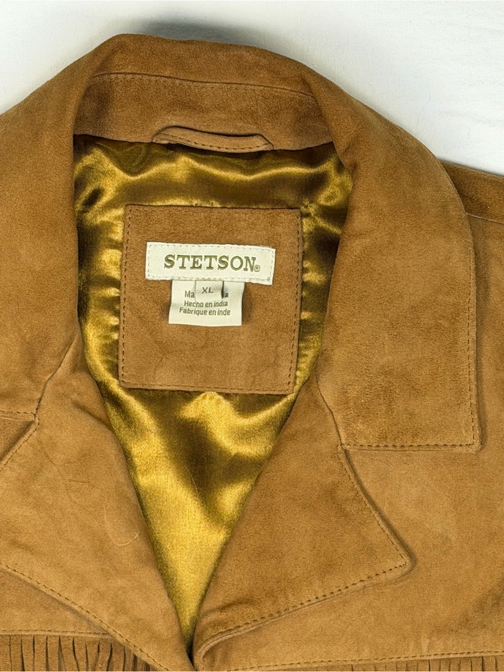 Stetson Brown Suede Fringe Jacket - Picture 2 of 4